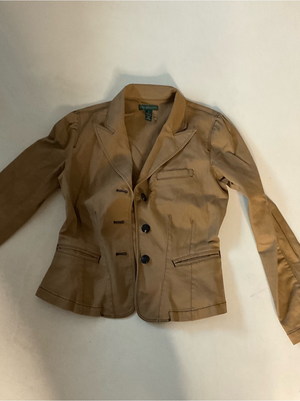 Ralph Lauren Women's Camel Blazer Jacket